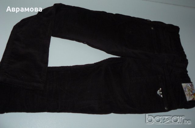 Armani кафяви джинси слим – 8A, 130см, снимка 14 - Детски панталони и дънки - 20167980