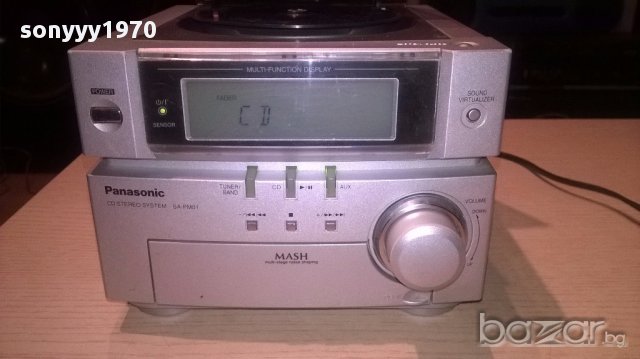 Panasonic sa-pm01 cd stereo tuner/amplifier-внос швеицария, снимка 2 - Ресийвъри, усилватели, смесителни пултове - 14314417