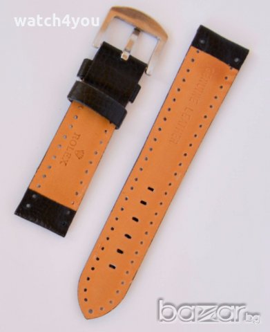  Kачествена кожена каишка за часовник Breitling, Rolex, Emporio Armani, D&G и др. , снимка 4 - Каишки за часовници - 8996216