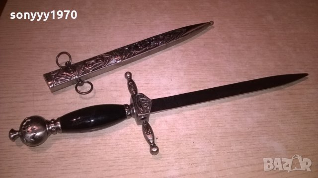 нож сабя-кама с ножница-метални-38х11см-внос швеицария, снимка 3 - Колекции - 23651655