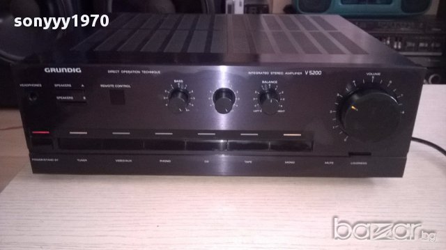 поръчан-grundig v5200 amplifier-made in germany-внос швеицария, снимка 9 - Ресийвъри, усилватели, смесителни пултове - 14209308