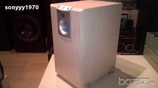 Jbl scssub-active subwoofer 200watts-46/36/26см-внос швеицария, снимка 2 - Ресийвъри, усилватели, смесителни пултове - 14240121