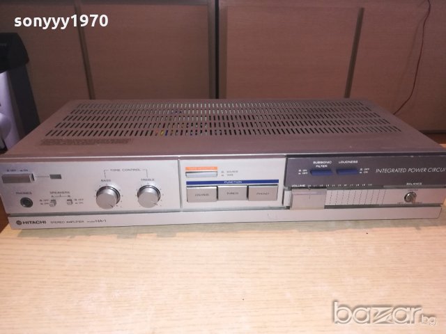 hitachi ha-1 amplifier-made in japan-внос франция, снимка 4 - Ресийвъри, усилватели, смесителни пултове - 20834647