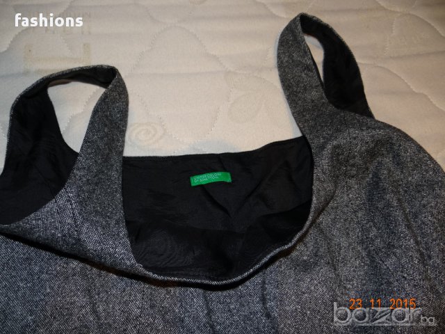 Рокля Beneton размер М (40), снимка 2 - Рокли - 12691598