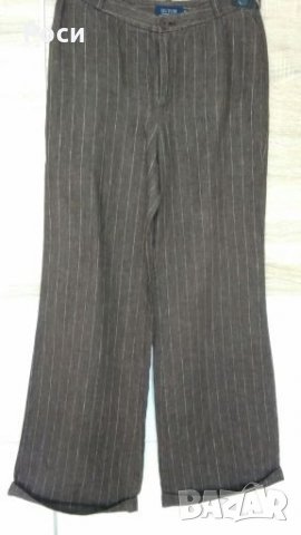 Дамски панталони от лен и памук, снимка 10 - Панталони - 25450418