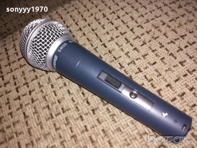 SHURE//shure sm58s-microphone-внос швеицария, снимка 1 - Микрофони - 20442407