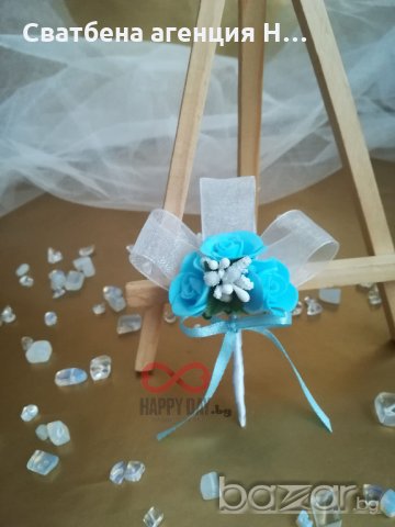 Сватбена бутониера за ревер Франческа, снимка 1 - Кетъринг - 20658469