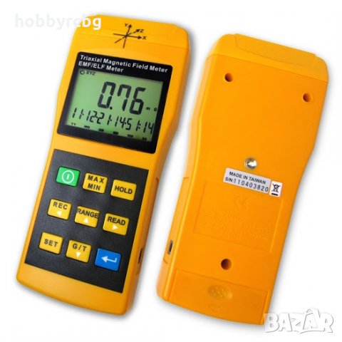 Уред за измерване на ЕМП радиочестотна радиация Гаус метър 2000 mG, снимка 2 - Други инструменти - 21706876