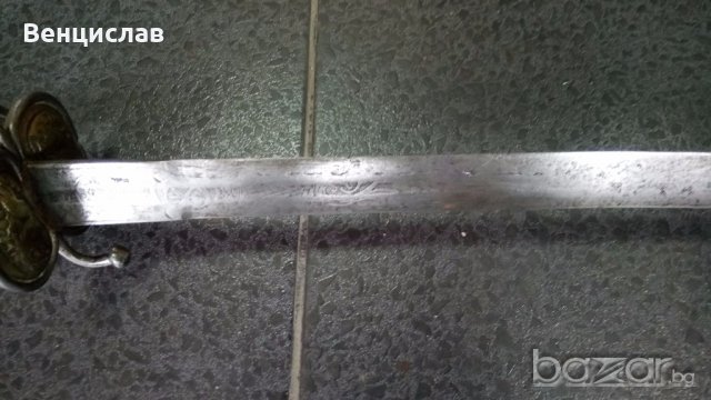 швейцарска сабя XVII век, снимка 3 - Антикварни и старинни предмети - 19242151