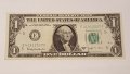 SCARCE " BARR NOTE " $ 1 DOLLAR 1963-B UNC, снимка 3