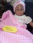 Бебешка пелена Розово облаче за новородени бебета, снимка 6