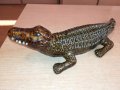 крокодил-керамика-порцелан-36х12х9см, снимка 3