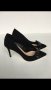 Елегантни черни велурени обувки Kurt Geiger номер 37 и номер 40, снимка 1 - Дамски обувки на ток - 24280076