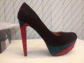 Елегантни дамски обувки на платформа, снимка 1 - Дамски обувки на ток - 13962186