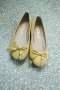 Дамски балеринки, жълти, нови, с кутия, снимка 3
