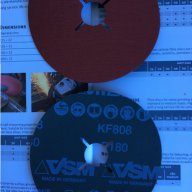 ПРОМОЦИЯ!!! Фибър и Велкро дискове за шлайфане на INOX / Неръждаема стомана, снимка 5 - Резервни части за машини - 15508420