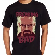 НОВО! Мъжки тениски BREAKING BAD с HEISENBERG принт! Поръчай тениска по твой дизайн!, снимка 4 - Тениски - 14338365