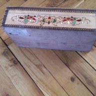 Дървена кутия стара войнишка, снимка 3 - Декорация за дома - 15953447
