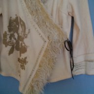 Пухкав топ тип жилетка или блуза "Lipo Lipo"® / голям размер , снимка 3 - Блузи с дълъг ръкав и пуловери - 16645523
