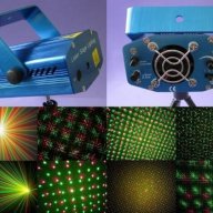  Двуцветен ДИСКО лазер, снимка 1 - Прожектори - 8035735