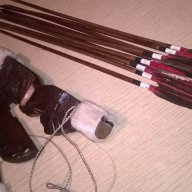 Ретро колекция-нов лък с 10 стрели-106см-внос швеицария, снимка 7 - Антикварни и старинни предмети - 17286080