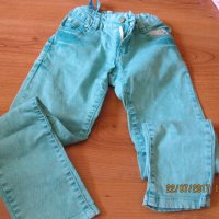 зелени дънки, снимка 2 - Детски панталони и дънки - 18864124