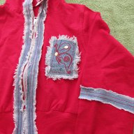 Спортен комплект от червен суичър и панталон, нов, размер 116, снимка 11 - Детски комплекти - 17861153
