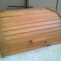 дървена кутия за хляб-лакирана-40х26х17см, снимка 10 - Други - 24849947