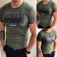 Мъжка тениска Armani код 437, снимка 3 - Тениски - 25059438