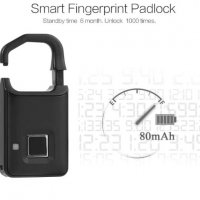 ЗАЩИТА СРЕЩУ КРАЖБА Метален Катинар със SmartLock Fingerprint за Заключване чрез Пръстов Отпечатък, снимка 8 - Сейфове и каси - 24705221