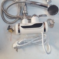 Водонагряваща смесителна батерия (нагревател за вода) с дисплей и гъвкав чучур и душ слушалка , снимка 3 - Бойлери - 22617427
