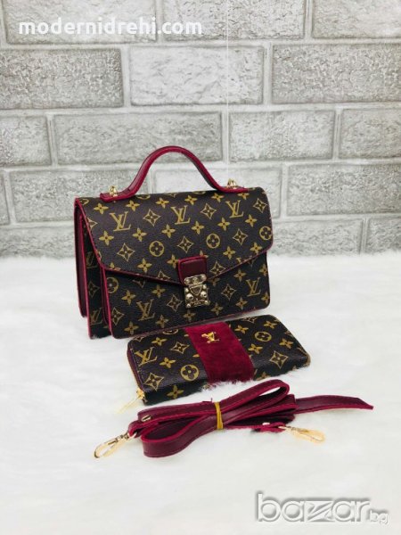 Дамска чанта с портмоне Louis Vuitton код221, снимка 1