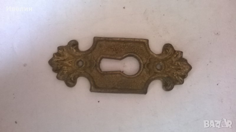 стара метална аликация,обков за мебел, снимка 1