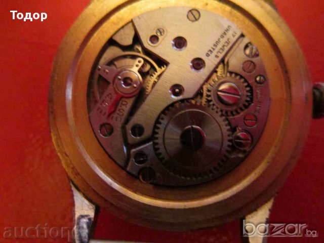 Швейцарски часовник 17 rubis unadjusted dulfi ancre au10 mic, снимка 4 - Мъжки - 17184709