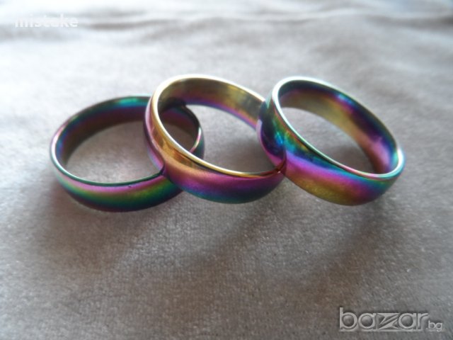романтичен стоманен пръстен , снимка 7 - Пръстени - 18699056
