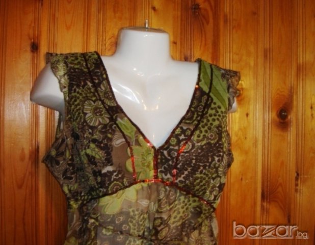 Прекрасна ефирна туника-потник, L , снимка 3 - Туники - 18235282