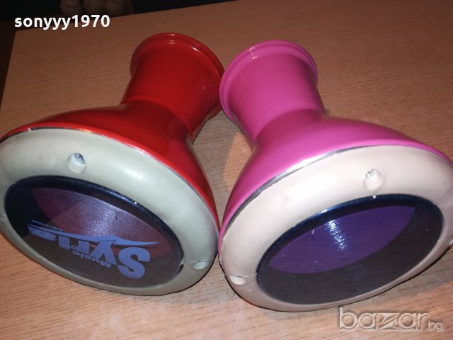  НОВИ ЦВЕТОВЕ-ЧЕРНА СИНЯ ЧЕРНА И ЗЕЛЕНА-26х17см-метални нови от сирия, снимка 11 - Ударни инструменти - 21099938