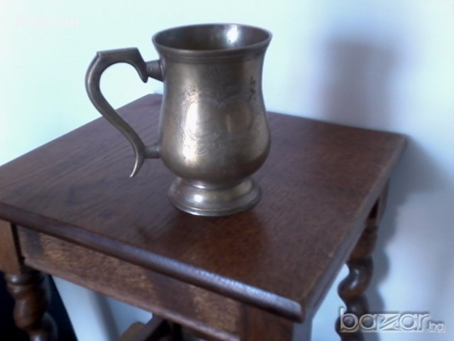 Стара посребрена - Халба -1 бр. ! (5555639), снимка 3 - Други стоки за дома - 18650701