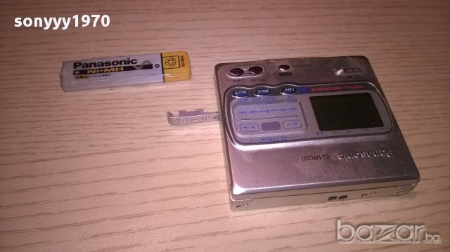 Panasonic sg-mr200-minidisc recorder-japan-внос швеицария, снимка 6 - Ресийвъри, усилватели, смесителни пултове - 14938234