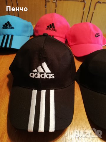Дамска мъжка шапка с козирка бродирана 3D емблема лого марка на Адидас Найк Adidas Nike подарък , снимка 16 - Шапки - 26123983