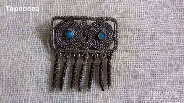 Възрожденска брошка, снимка 2 - Антикварни и старинни предмети - 23514956