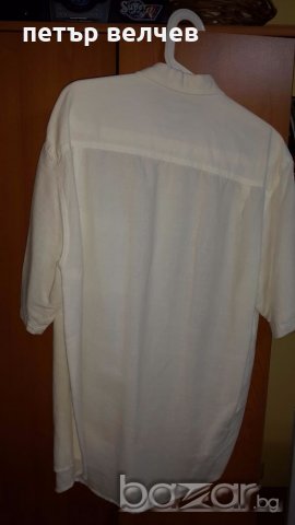 Gin tonik-бяла мъжка риза M, снимка 4 - Ризи - 20054354