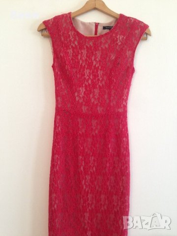 Червена рокля, снимка 7 - Рокли - 23682848