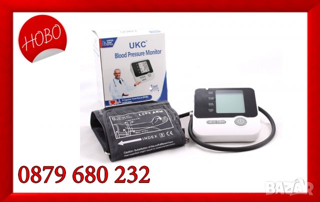 Апарат за измерване на кръвно налягане UKC BLOOD PRESSURE MONITOR, снимка 2 - Друга електроника - 22951449