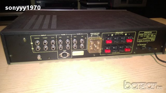 sanyo dca-3510-stereo amplifier-made in spain-внос швеицария, снимка 10 - Ресийвъри, усилватели, смесителни пултове - 10353212