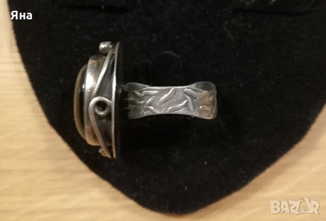Уникален сребърен пръстен, снимка 5 - Пръстени - 25480180