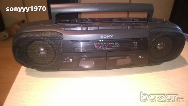 sony cfs-w318l-stereo cassette corder-внос швеицария, снимка 4 - Ресийвъри, усилватели, смесителни пултове - 11782574