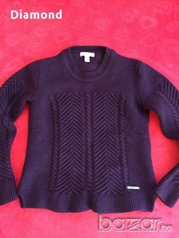 100% Burberry BRIT оригинален дамски пуловер XS, снимка 9 - Блузи с дълъг ръкав и пуловери - 16429359