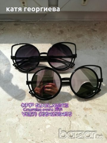 котешки слънчеви очила сребърни огледални стъкла 190620, снимка 2 - Слънчеви и диоптрични очила - 18332179