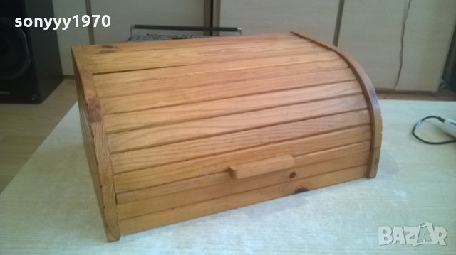 дървена кутия за хляб-лакирана-40х26х17см, снимка 10 - Други - 24849947